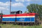 EGP 212 314-9 (92 80 1212 314-9 D-EGP, MaK Bj.1966) auch in den alten Farben am 05.05.07 Gbf.Wustermark/Elstal.
