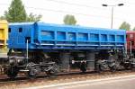 Blauer Sch�ttgutkippwagen der EGP eingestellt mit der Nr.