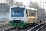 Fernab seiner Heimat f�hrt EIB RegioShuttle VT 002 (95 80 0650 402-0 D-EIB, ADtranz Bj.