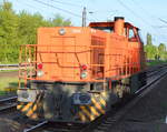 Zu diesem Zeitpunk an die Eichholz Eivel GmbH, Berlin vermietet, die Mak G 1206 [NVR-Nummer: 92 80 1275 867-0 D-BUVL, Bj.2004] der B & V Leipzig GmbH bei der Durchfahrt Bf. Berlin-Hohenschönhausen.