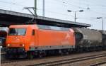 EKO-Trans/Arcelor 145-CL 001 (145 081-6) diesmal mit Ganzzug Staubsilowagen für Kohlestaub siehe UN-Nr.