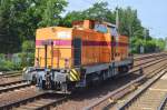 EKO-Trans/ArcelorMittal Lok 62 (293 062-6) am 17.07.15 Berlin Hirschgarten.