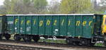 Offener Drehgestell-Güterwagen von Freightliner mit der Nr.