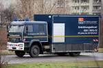 Enst�rungsdienst der NETZGESELLSCHAFT Berlin-Brandenburg, ein MAN LE14.280 mit Kastenaufbau, 04.02.11 Berlin-Pankow.