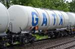 Wei�er Kesselwagen vom Einsteller GATX Rail Austria GmbH eingestellt in den niederlanden mit der Nr.