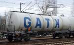Kesselwagen vom Einsteller GATX Germany GmbH eingestellt in den Niederlanden mit der Nr.