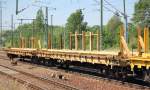 Spezialwagen zum Schwellenransport der Fa.