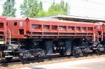 Sch�ttgutkippwagen mit pneumatischer Bet�tigung und vier Rads�tzen vom Typ Fas, eingestellt in Polen mit der Nr.