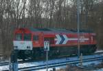 HGK DE672 (92 80 1266 072-8 D-HGK) steht N�he S-BHF.