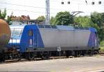 Die von HGK gemietete 2015/145-CL 201 (91 80 6145 097-2 D-HGK) mit Kesselwagenzug am 02.07.12 Bhf.