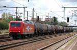 HGK 2001/145-CL 11 (91 80 6145 089-9 D-HGK) mit Kesselwagenzug am 27.08.12 Bhf.