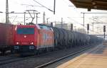 ATC HGK 2062/185 604-6 mit Kesselwagenzug am 14.11.12 Bhf.
