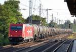 ATC Mietlok HKG 2062/185 604-6 mit Kesselwagenzug Richtung Bernau, 02.08.13 Berlin-Karow.