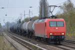 HGK mit 2005/145-CL 015 (145 093-1) mit Kesselwagenzug am 23.10.14 Berlin-Karow.