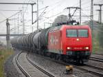 CBRail Leasinglok HGK 2002/145-CL 012 (91 80 6145 090-7 D-HGK) mit Kesselwagenganzzug bei der Durchfahrt Bhf.