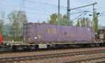 Schweizer Containertragwagen vom Einsteller HUPAC mit der Nr.
