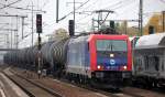 Railpool Mietlok von InfraLeuna Re 482 037-9 mit Kesselwagenzug am 09.10.13 Bhf.