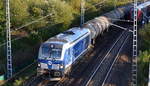 InfraLeuna mit ihrer neuen 247 907-9 und Kesselwagenzug (leer) Richtung Stendell am 14.09.17 Berlin Gehrenseestr.