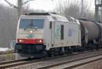ITL Lok 285 108-7 (92 80 1285 108-7 D-ITL), 10.02.11 Berlin-Blankenburg.