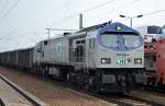 ITL 250 006-4 mit Ganzzug offener Güterwagen am 01.04.14 Bhf.