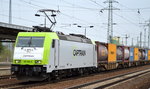 Neu wie man auch schön erkennen kann, nun ist also auch Captrain/ITL 185 580-8 in den grün/weißen Captrain Farben zur Vereinheitlichung der eigenen Firmenflotte gestaltet, hier mit