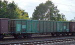 Einer der ehemaligen Rolldachwagen schon viele Jahre für ITL als offener Güerwagen im Einsatz mit der Nr.
