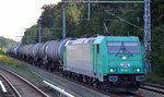 ITL 185 611-1 mit Kesselwagenzug (Dieselkraftstoff) am 12.09.16 Eichwalde bei Berlin.