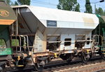 Offener Schüttgutwagen (Schotterwagen) vom Einsteller ITL mit der Nr.