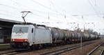 ITL E 186 136-8 mit Kesselwagenzug (Dieselkraftstoff, leer) Richtung Stendell am 20.03.17 Bf.
