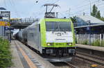 Captrain/ITL 185 562-6 mit Kesselwagenzug am 11.07.17 Bf.