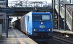 ITL mir 185 522-0 und Containerzug am 19.07.17 Bf.