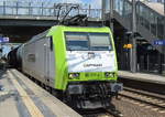 Captrain/ITL 185 517-0 mit Kesselwagenzug am 06.07.17 Bf.