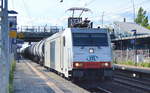 ITL 185 579-0 mit Kesselwagenzug am 15.05.17 Bf.