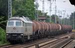 ITL W 232.09 (92 80 0232 209-3 D-ITL) am 03.08.10 mit polnischen Kesselwagenzug Richtung Bernau unterwegs.