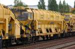 Eine Material-F�rder- und Siloeinheit vom Hersteller Deutsche Plasser vom Typ MFS 40 der Fa.