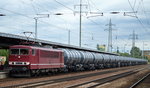 LEG mit 250 137-7 (155 137-3) und einem Kesselwagenzug (Dieselkraftstoff) am 03.08.16 Bf.