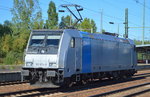 LEG mit ihrer Railpool Lok 185 674-9 am 06.09.16 Durchfahrt Bf.