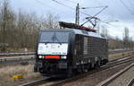 MRCE Dispo 189 450-0, ich nehme an f�r LEG? am 10.03.17 Berlin-Hohensch�nhausen.
