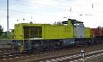 Ausgesprochen gut sieht diese Lok in diesem Farbdesign von Alpha Train aus, es ist die Lok 1138 (275 119-6) die f�r LOCON im Moment im Einsatz ist am 09.07.14 mit G�terzug im Bhf.