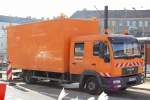 MAN LE 8.180 Bautransporter der Baufirma MATTH�I, 30.10.10 Berlin-Vinetastr.