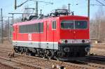 Ex DB 155 184 jetzt MEG 703 (91 80 6155 184-5 D-MEG, LEW Bj.1982) aam 20.02.12 Bhf.