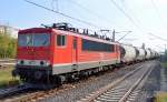 MEG 701 (155 124-1) mit Zementstaubgüterzug am 06.10.14 Berlin-Hohenschönhausen.