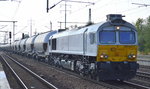 MEG mit ECR 266 442-3 und Zementstaubzug (leer) am 14.09.16 Bf.