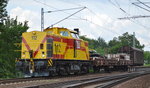 MEG 112 (298 052-2) mit dem täglichen Versorgungszug für die Berliner S-Bahn Betriebswerkstätten am 02.06.16 Berlin-Wuhlheide.
