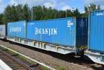 Drehgestell-Containertragwagen der tschechischen Fa.