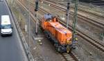 Im Moment von der DB angemietet, die Northrail Lok 278 003-9 (92 80 1278 003-9 D-NRAIL, VSFT Bj.2002) auf dem Weg Richtung Berlin Grunewald auf dem Berliner Innenring neben der Stadtautobahn H�he ICC