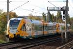 ODEG VT 646.041 + Vt 646.042 am 24.10.13 Richtung Eberswalde in Berlin-Pankow.