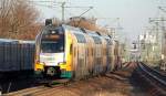 RB4 nach Rathenow mit ET 445.103 bei der Einfahrt im Bhf.