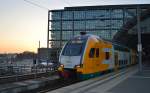 Die Sonne geht am Berliner Hbf.