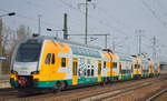 ODEG ET 445.104 auf Dienstfahrt am 13.03.17 Bf.